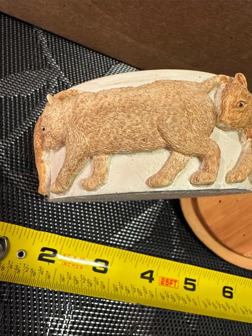 Decorative Small Pet Trinket Box with Sleeping Cat - Cream
